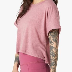 Beyond Yoga Never Been Boxy Cropped Tee